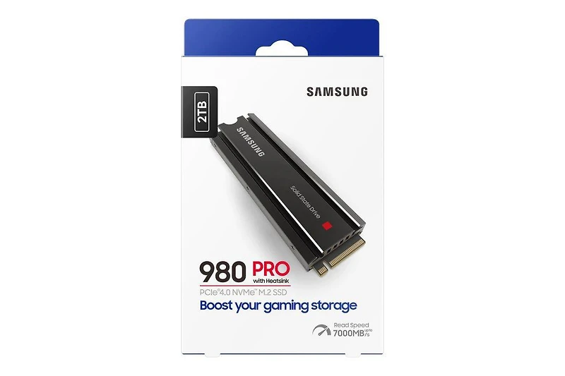 Samsung 980 PRO 2TB PCIe 4.0 NVMe M.2 Internal V-NAND Solid State Drive with Heatsink PlayStation 5 Compatible