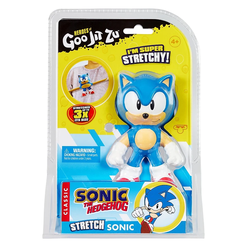 Moose Toys Heroes of Goo Jit Zu Sonic the Hedgehog Stretchy Figure
