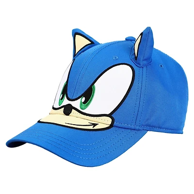 Sonic the Hedgehog Structured Traditional Adjustable Hat with 3D Ears