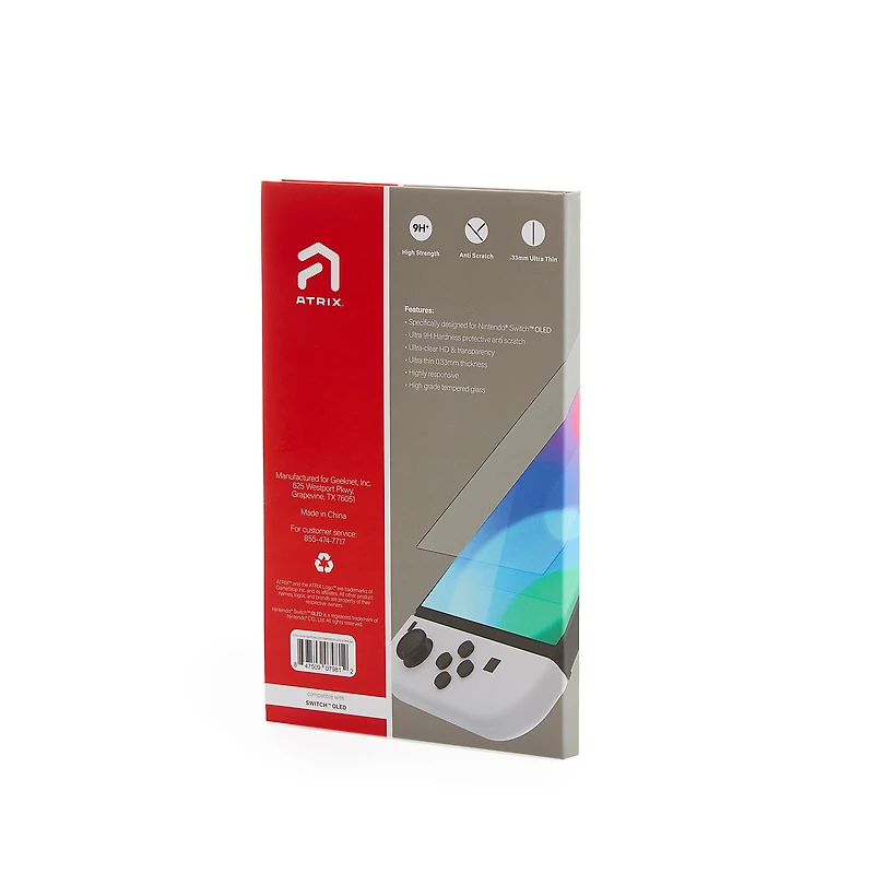 Atrix Glass Screen Protector for Nintendo Switch OLED GameStop Exclusive