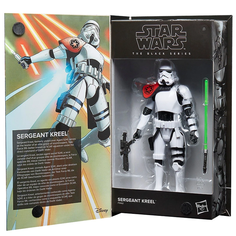 Hasbro Star Wars the Black Series Sergeant Kreel 6-in Action Figure