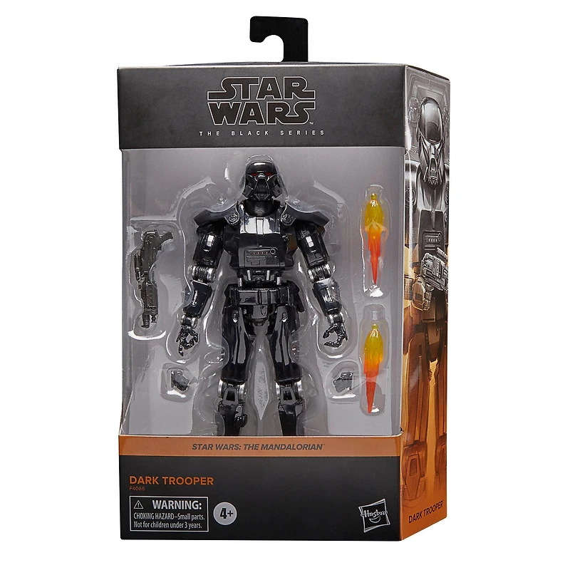 Hasbro Star Wars: The Mandalorian Black Series Deluxe Dark Trooper 6-in Action Figure