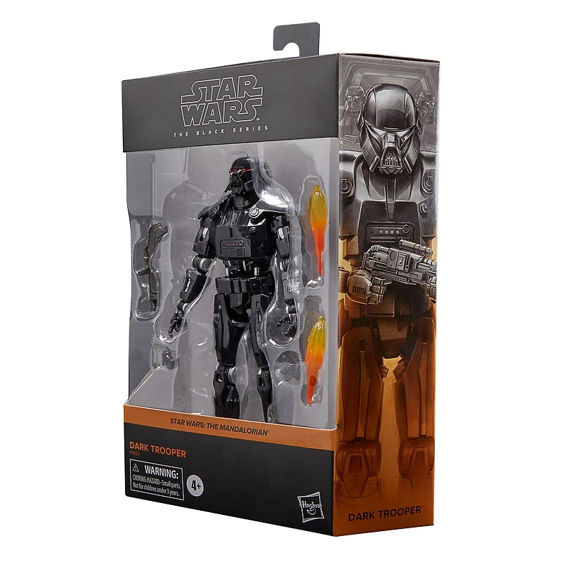Hasbro Star Wars: The Mandalorian Black Series Deluxe Dark Trooper 6-in Action Figure