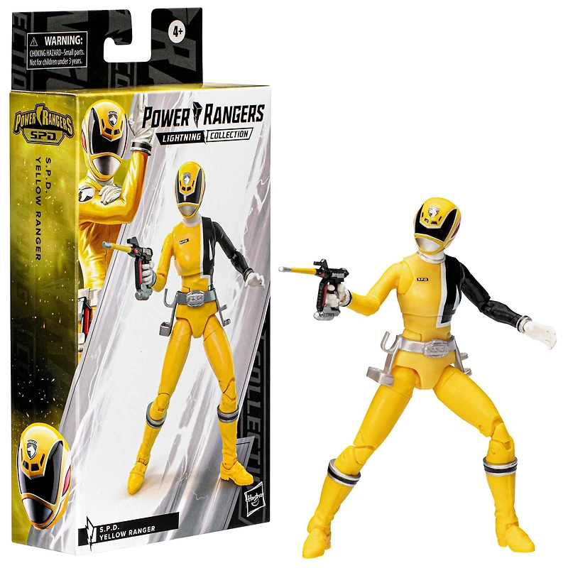 Hasbro Power Rangers Lightning Collection S.P.D. Yellow Ranger 6-in Action Figure