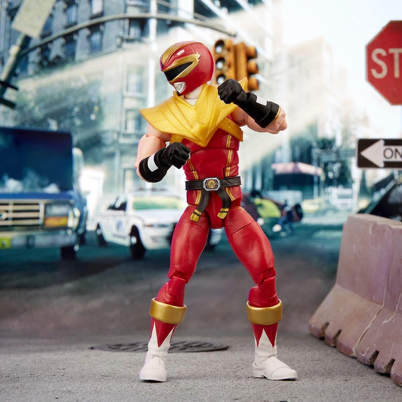Hasbro Lightning Collection Mighty Morphin Power Rangers x Street Fighter Collab Ken Soaring Falcon Ranger 6-in Action Figure