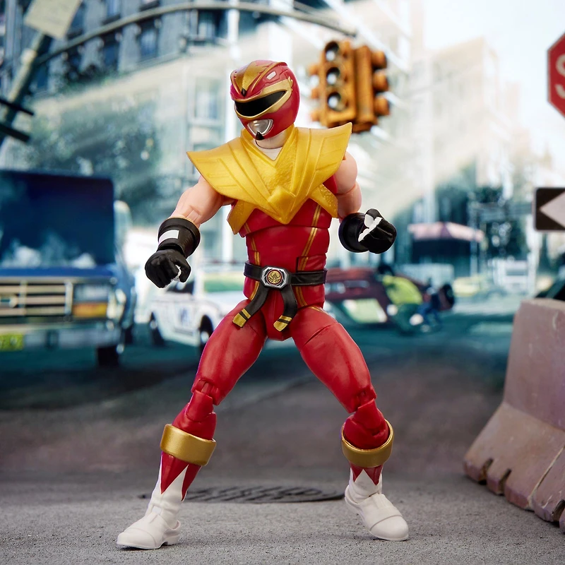 Hasbro Lightning Collection Mighty Morphin Power Rangers x Street Fighter Collab Ken Soaring Falcon Ranger 6-in Action Figure