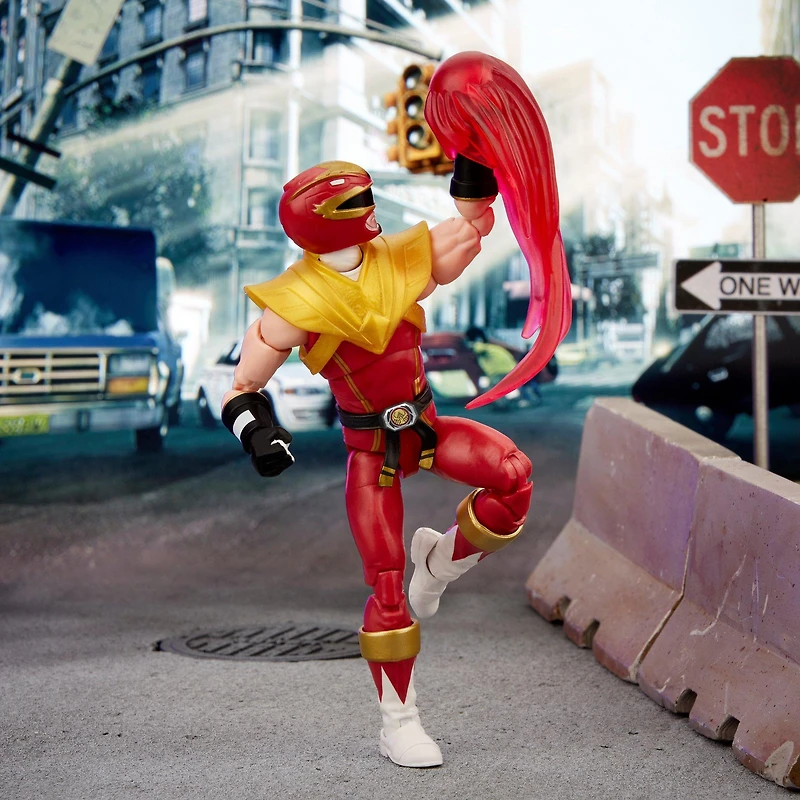 Hasbro Lightning Collection Mighty Morphin Power Rangers x Street Fighter Collab Ken Soaring Falcon Ranger 6-in Action Figure