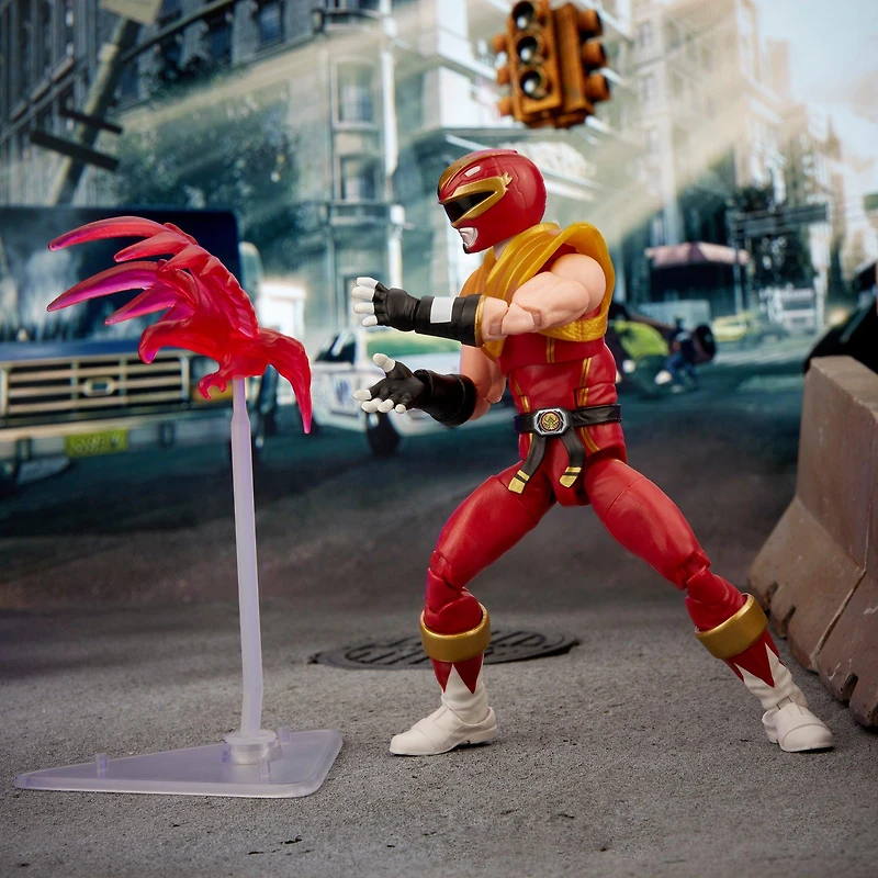 Hasbro Lightning Collection Mighty Morphin Power Rangers x Street Fighter Collab Ken Soaring Falcon Ranger 6-in Action Figure