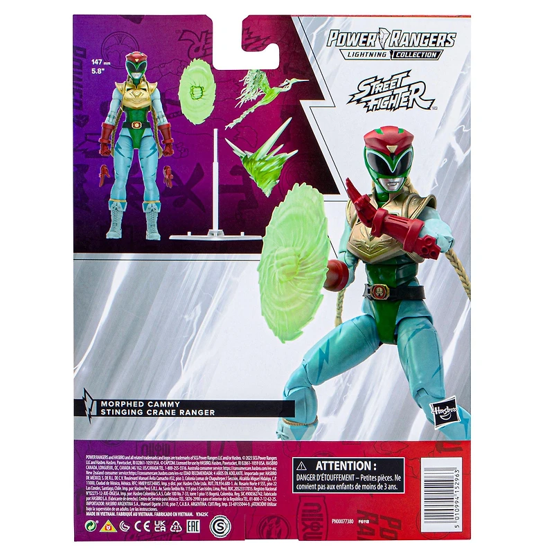 Hasbro Lightning Collection Mighty Morphin Power Rangers x Street Fighter Collab Cammy 6-in Action Figure