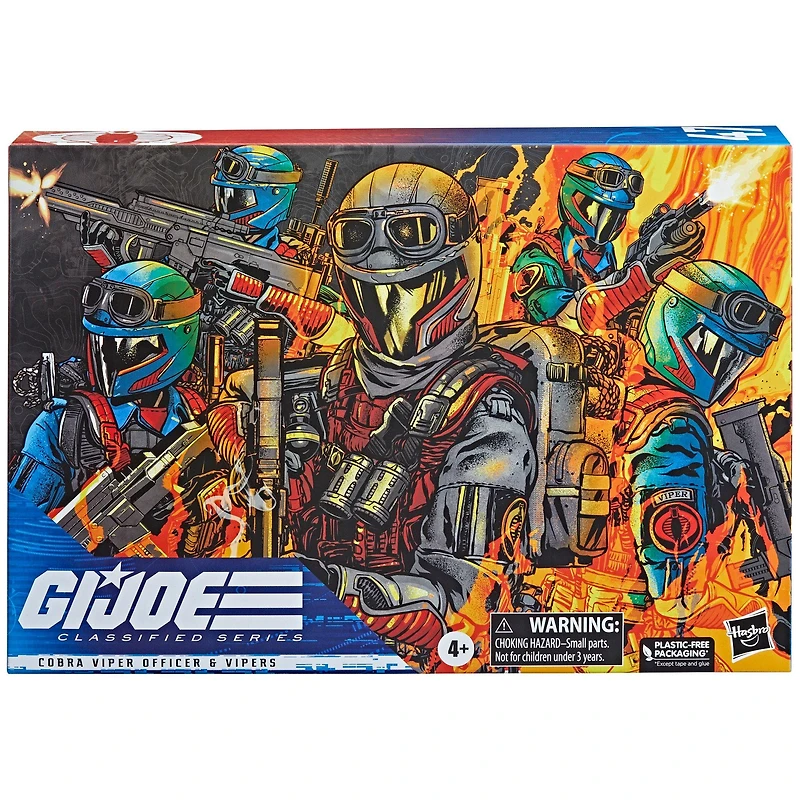 Hasbro G.I. Joe Classified Series Cobra Viper Officer and Vipers 6-in Scale Action Figures