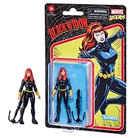 Hasbro Marvel Legends Series Retro 375 Collection Black Widow 3.75-in Action Figure