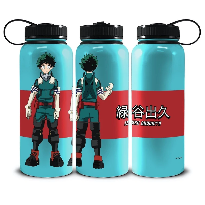My Hero Academia Deku Stainless Steel 40 oz. Water Bottle