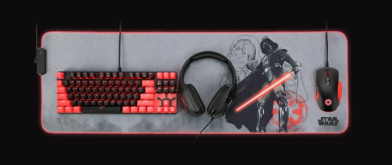 Geeknet Star Wars Darth Vader Wired MMO RGB Gaming Mouse GameStop Exclusive