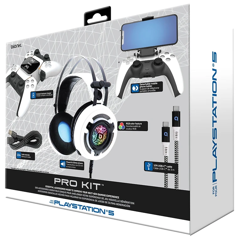 bionik Gaming Accessories Pro Kit - PlayStation 5