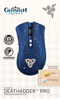 Razer DeathAdder V2 Pro Wireless Gaming Mouse Genshin Impact Edition