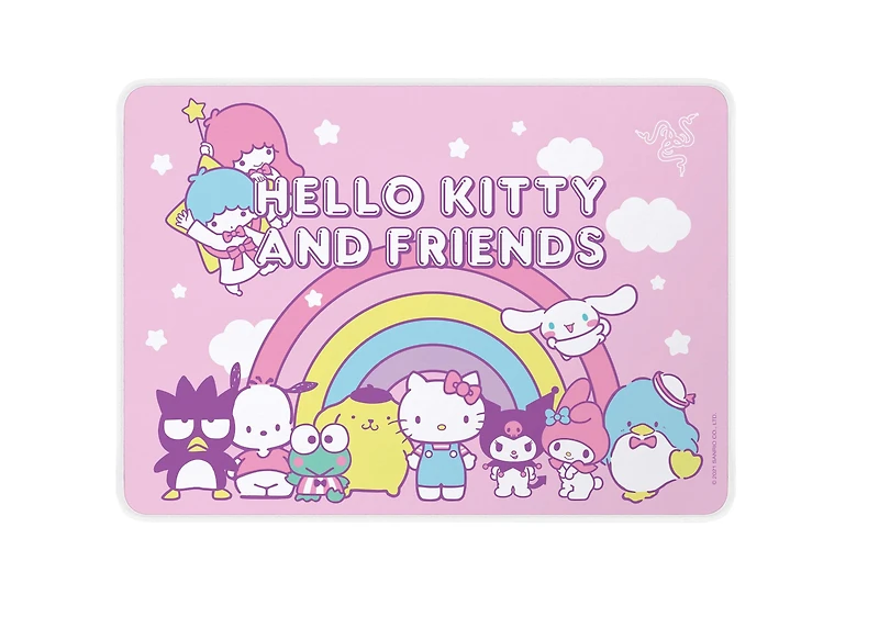 Razer DeathAdder Essential and Goliathus Medium Mouse Mat Bundle Hello Kitty and Friends Edition