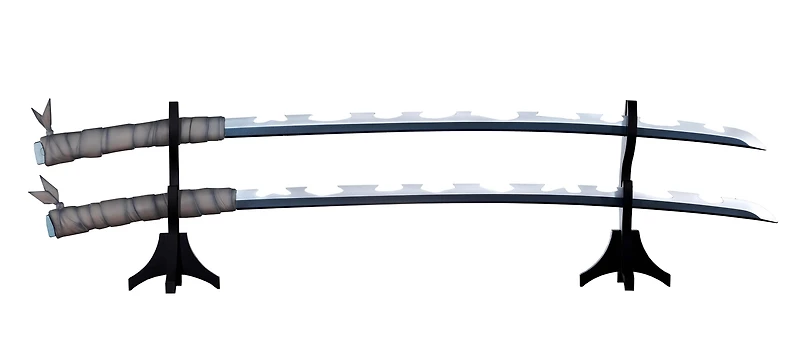 Bandai Demon Slayer: Kimetsu no Yaiba Inosuke's Nichirin 36.8-in Replica Swords with Sound Effects