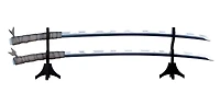 Bandai Demon Slayer: Kimetsu no Yaiba Inosuke's Nichirin 36.8-in Replica Swords with Sound Effects