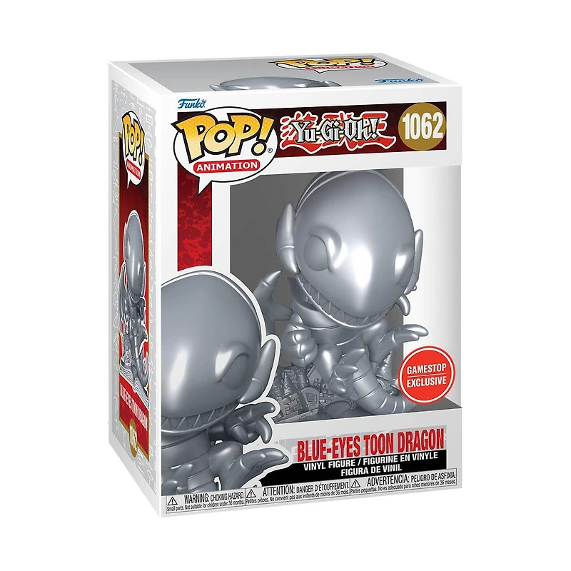 Funko POP! and Tee Yu-Gi-Oh! Blue Eyes Toon Dragon Vinyl Figure and T-Shirt GameStop Exclusive