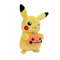 Jazwares Pokemon Halloween Pikachu with Pumpkin 8-in Plush