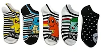Pokemon Women's Ankle Socks 5-Pack