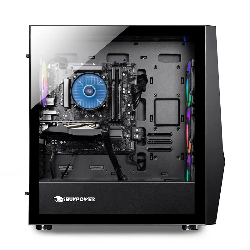 iBUYPOWER TraceMR243i Intel i7 11700F Gaming Desktop 16GB DDR4 3000mhz RX 6600 RGB