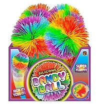 Ja-Ru Super Size Silicone Bandy Ball Fidget Toy (Styles May Vary)