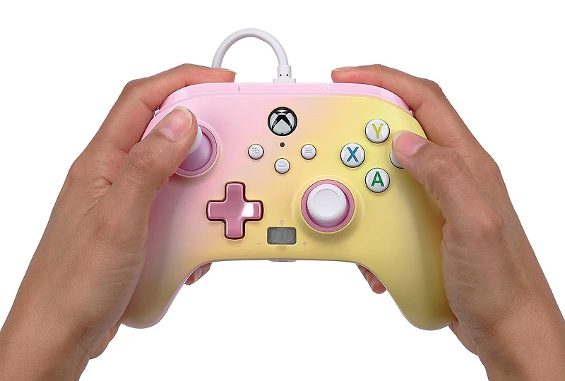 PowerA Pink Lemonade Enhanced Wired Controller for Xbox Series X and S