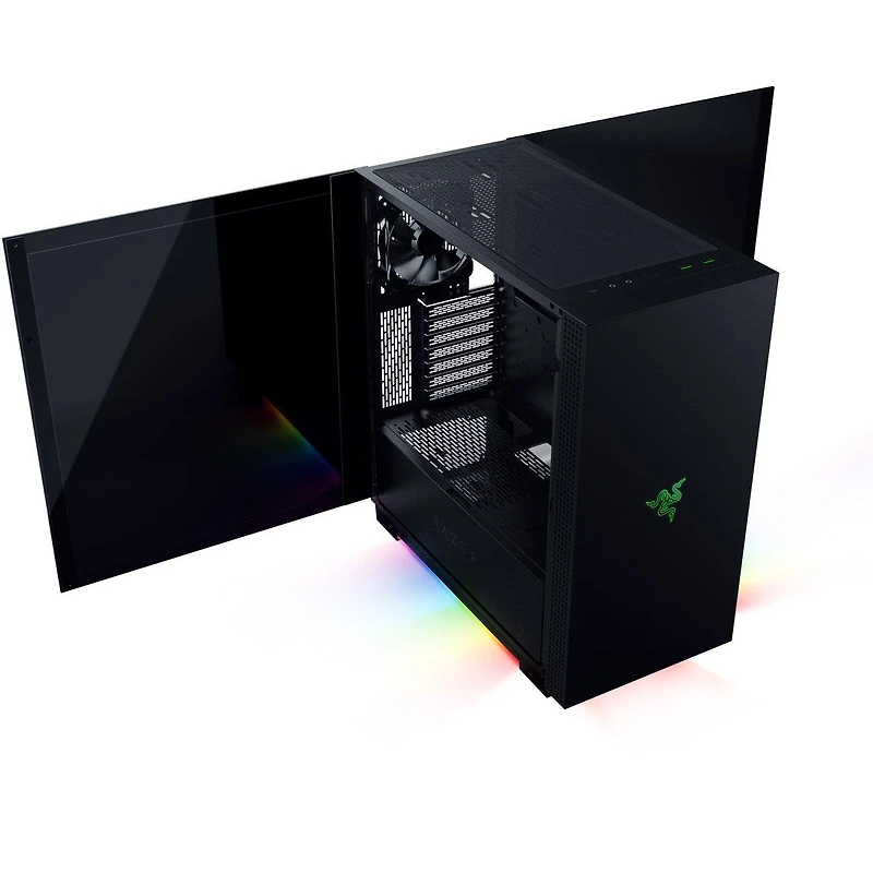 Razer Tomahawk Tempered Glass ATX Mid-Tower Gaming Computer Case with Chroma RGB