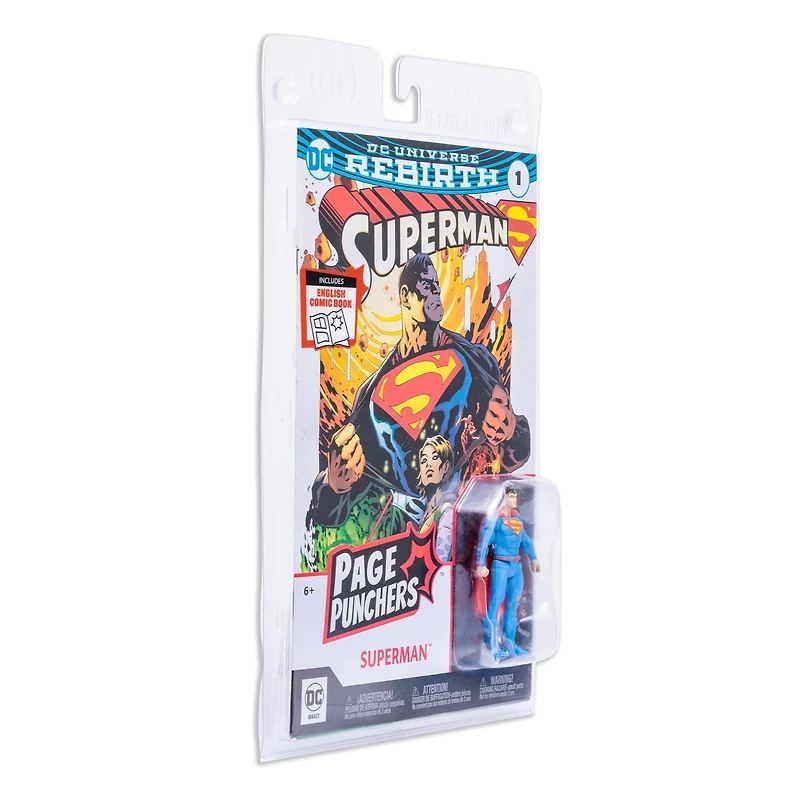 McFarlane Toys DC Direct Superman (Rebirth) 3-in Action Figure with Comic