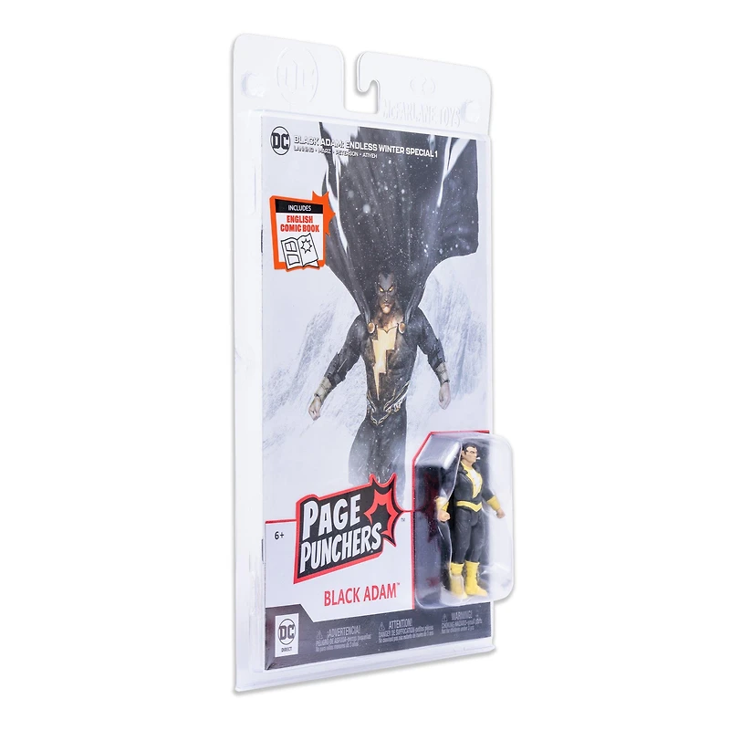 McFarlane Toys DC Direct Black Adam (Endless Winter) 3-in Figure with Comic