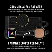 CORSAIR iCUE H100i RGB PRO XT CPU Liquid Cooler