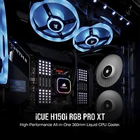 CORSAIR iCUE H150i RGB PRO XT CPU Liquid Cooler