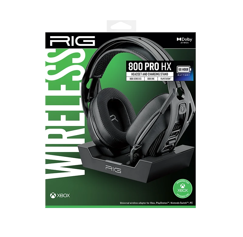 RIG 800 Pro HX Wireless Gaming Headset for Xbox with Charging Base