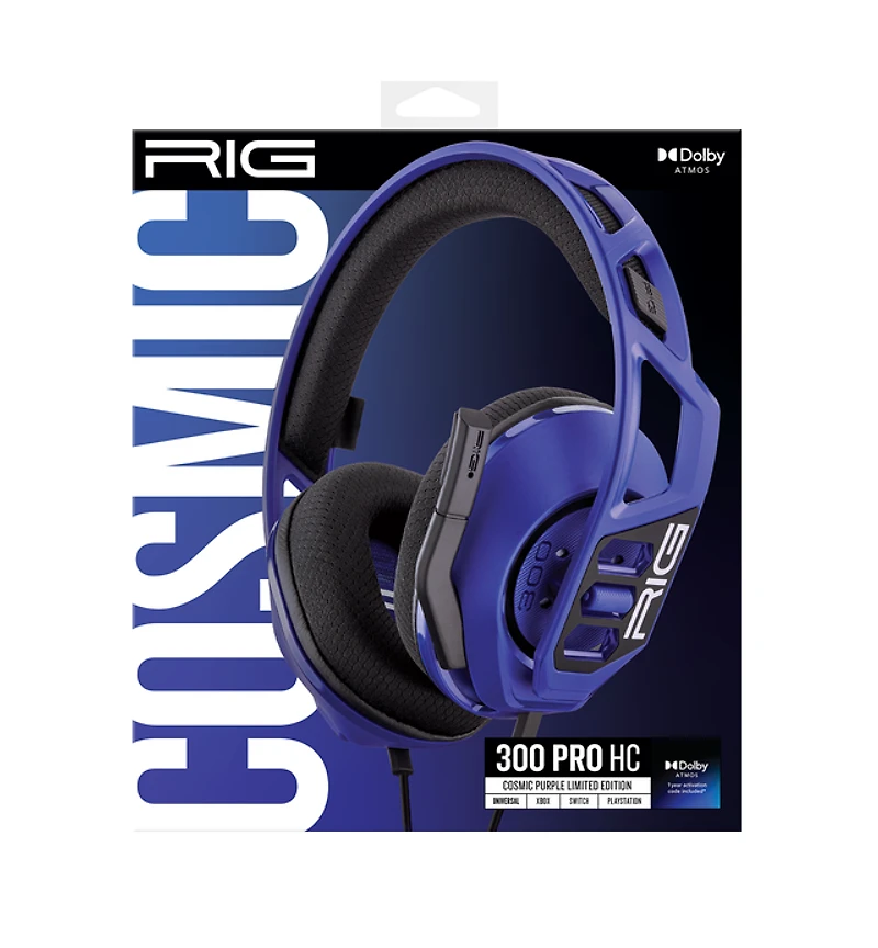 RIG 300 PRO HC Wired Universal Headset for Xbox Series X/S and Xbox One, PlayStation 4/5, and PC - Cosmic Purple