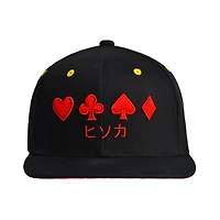 HunterxHunter Hisoka Flat Bill Baseball Hat with Adjustable Strap