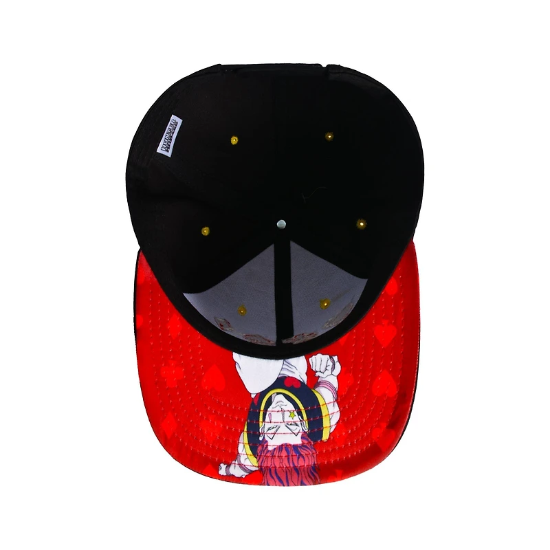 HunterxHunter Hisoka Flat Bill Baseball Hat with Adjustable Strap