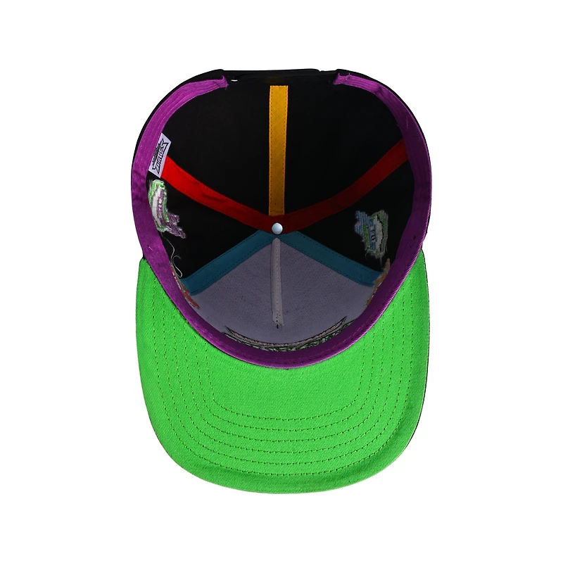 Teenage Mutant Ninja Turtles Pixelated Logo Flat Brim Snapback Hat