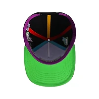 Teenage Mutant Ninja Turtles Pixelated Logo Flat Brim Snapback Hat