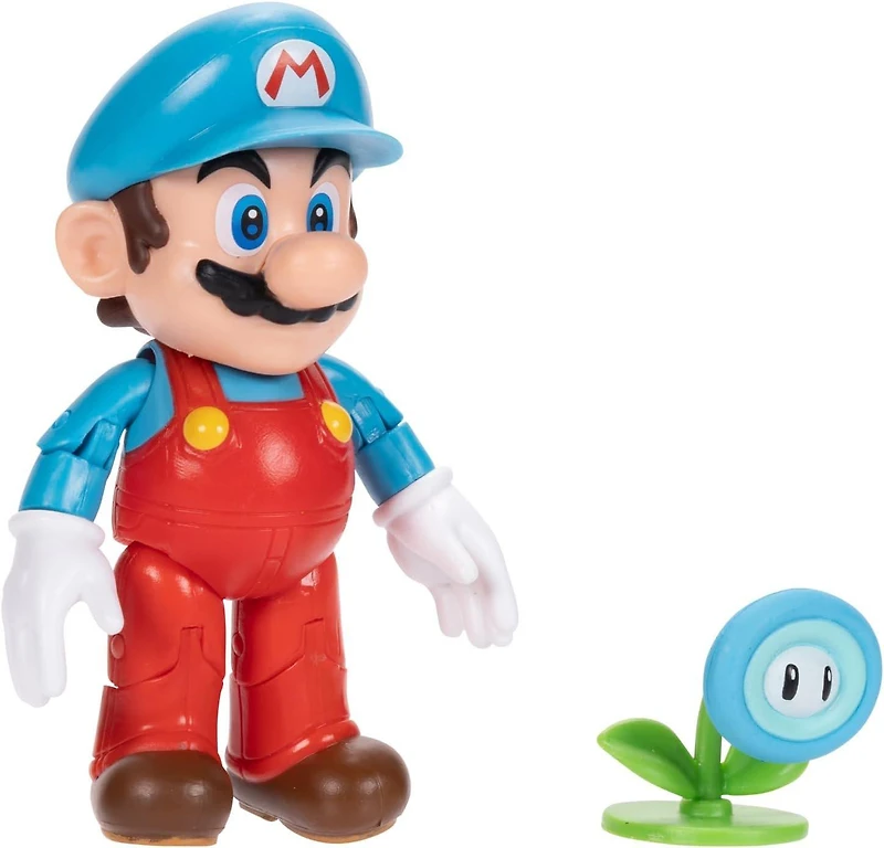 Jakks Pacific Super Mario Ice Mario 4-in Action Figure with Ice Flower