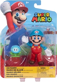 Jakks Pacific Super Mario Ice Mario 4-in Action Figure with Ice Flower
