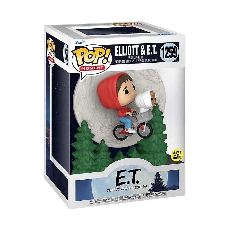 Funko POP! Moment: E.T. Elliott and E.T. Flying 8.39-in Vinyl Figure