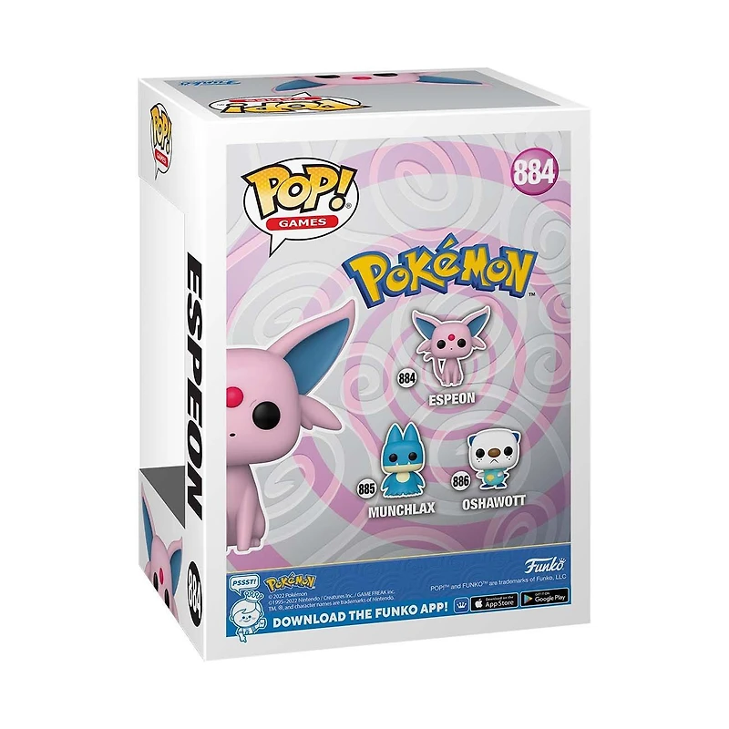 Funko POP! Games: Pokemon Espeon 3.5-in Vinyl Figure