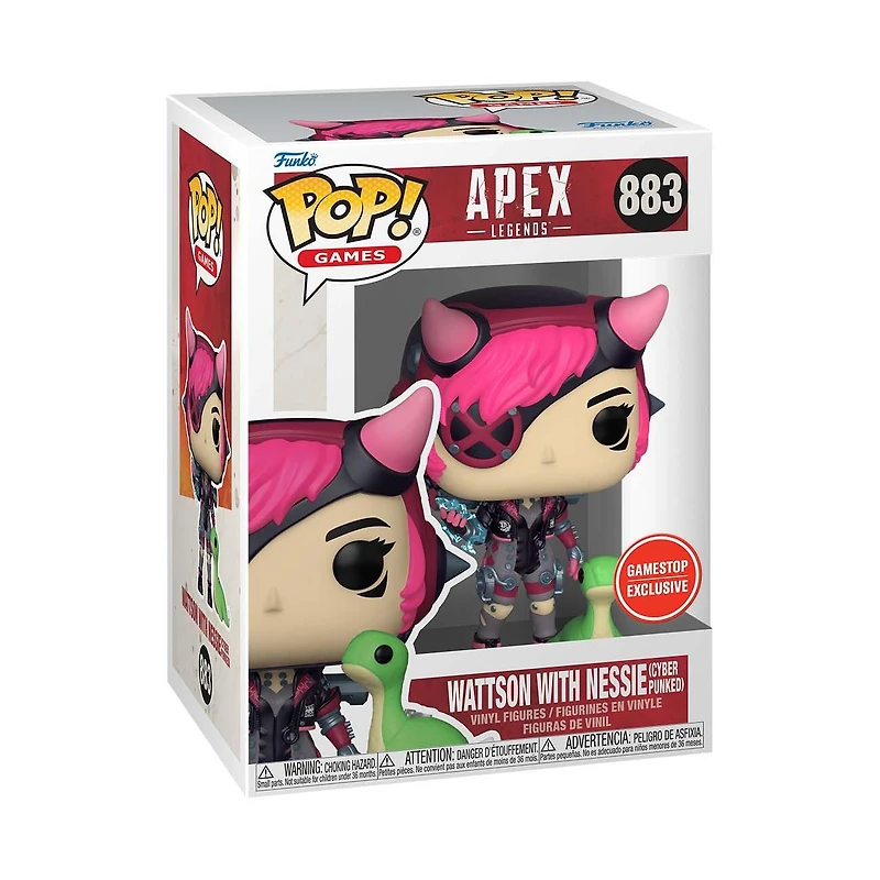 Funko POP! Games: APEX Legends Wattson with Nessie 4-in Vinyl Figure GameStop Exclusive