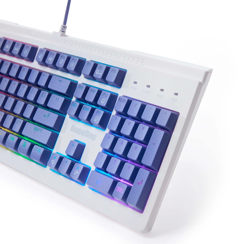 GameStop Wired Membrane RGB Gaming Keyboard and 7-Button RGB Wired Gaming Mouse Bundle