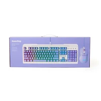GameStop Wired Membrane RGB Gaming Keyboard and 7-Button RGB Wired Gaming Mouse Bundle