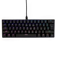 Atrix 60 Percent Wired Brown Switch Mechanical Keyboard with RGB GameStop Exclusive