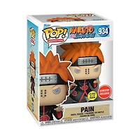 Funko POP! Animation: Naruto: Shippuden Pain Glow-in-the-Dark Vinyl Figure and T-Shirt GameStop Exclusive