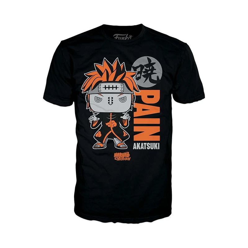 Funko POP! Animation: Naruto: Shippuden Pain Glow-in-the-Dark Vinyl Figure and T-Shirt GameStop Exclusive