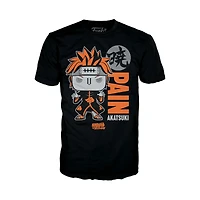 Funko POP! Animation: Naruto: Shippuden Pain Glow-in-the-Dark Vinyl Figure and T-Shirt GameStop Exclusive